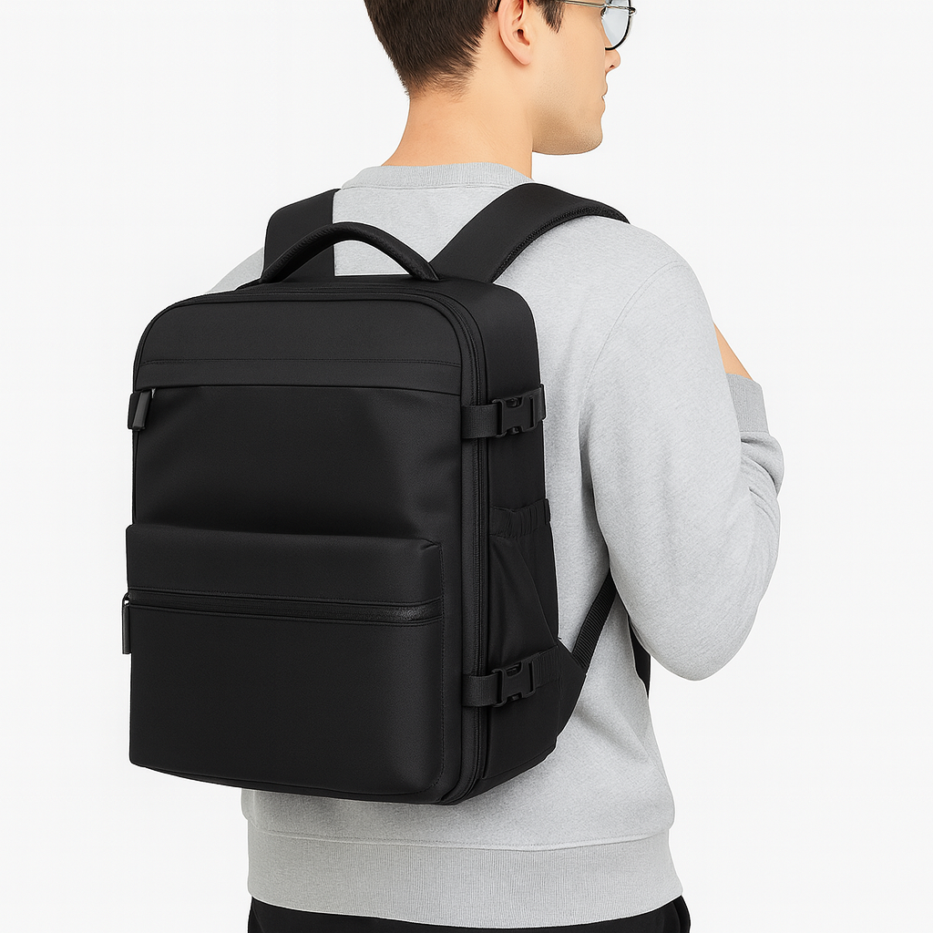 MOOVA Travel Rucksack – Mit integriertem Vakuum-System
