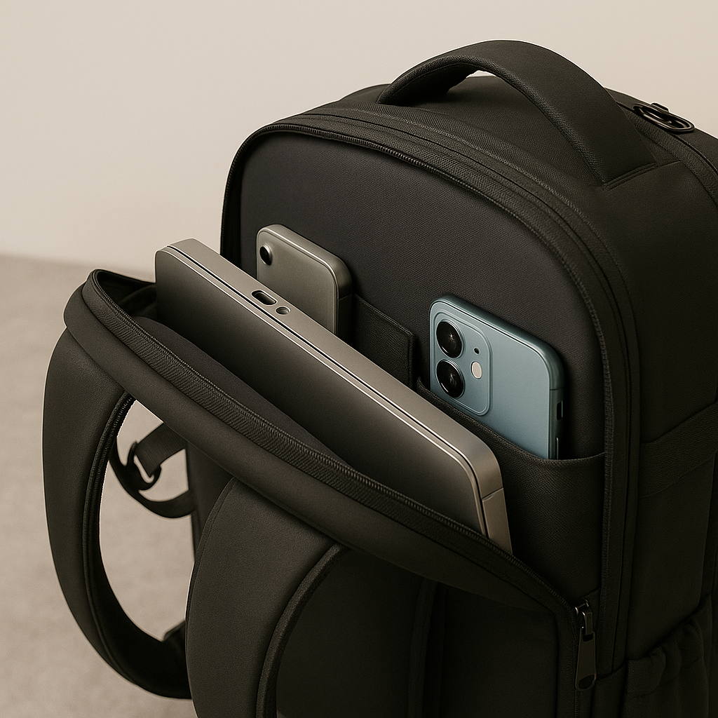 MOOVA Travel Rucksack – Erweiterbar mit Vakuum-Kompression