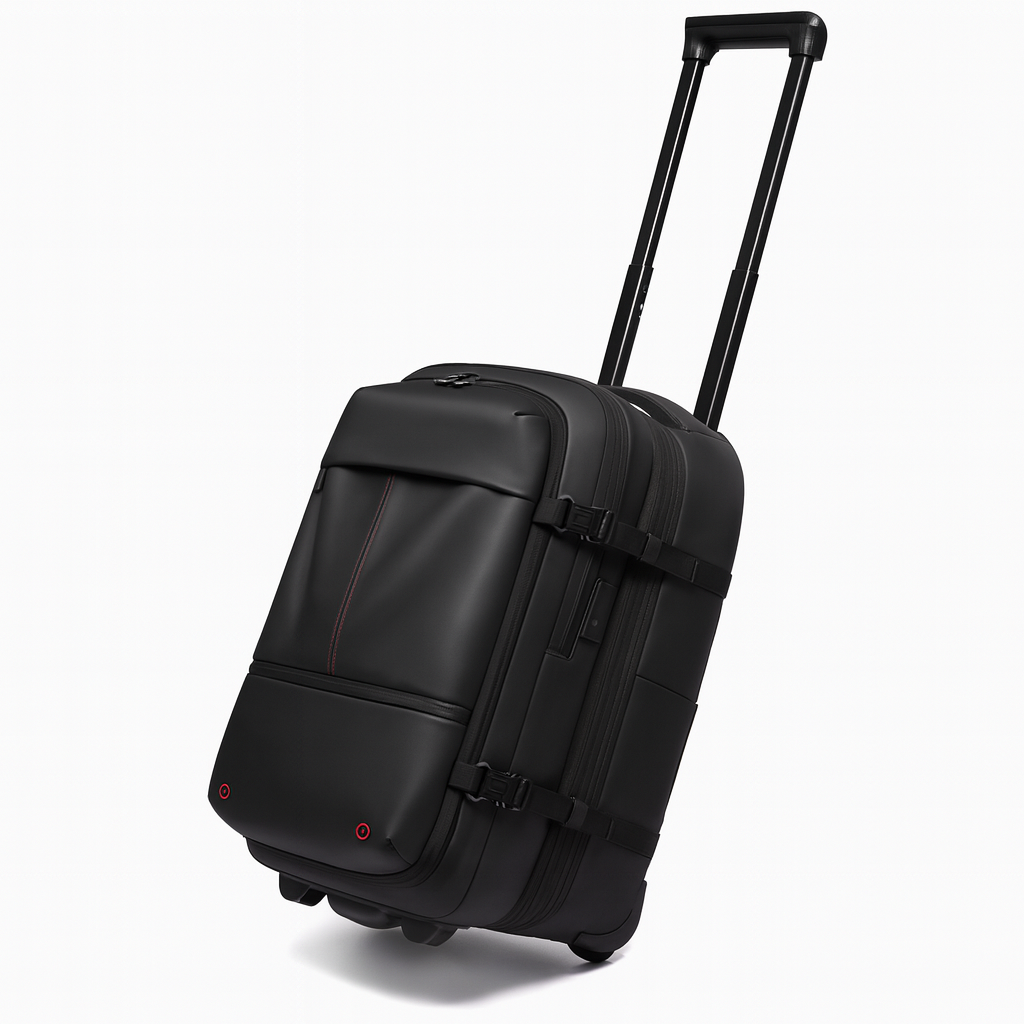 MOOVA Kompressionskoffer – Stylischer Handgepäck Trolley mit Rollen