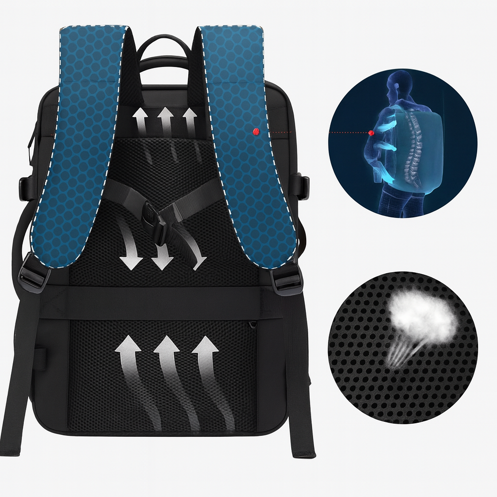 MOOVA Travel Rucksack – Leicht & Ideal fürs Handgepäck