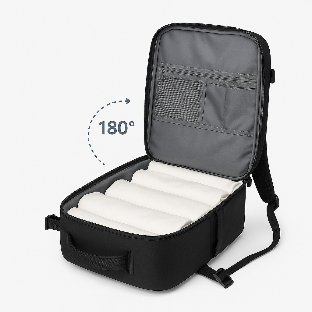 MOOVA Travel Rucksack – Wasserdicht & Ideal fürs Handgepäck