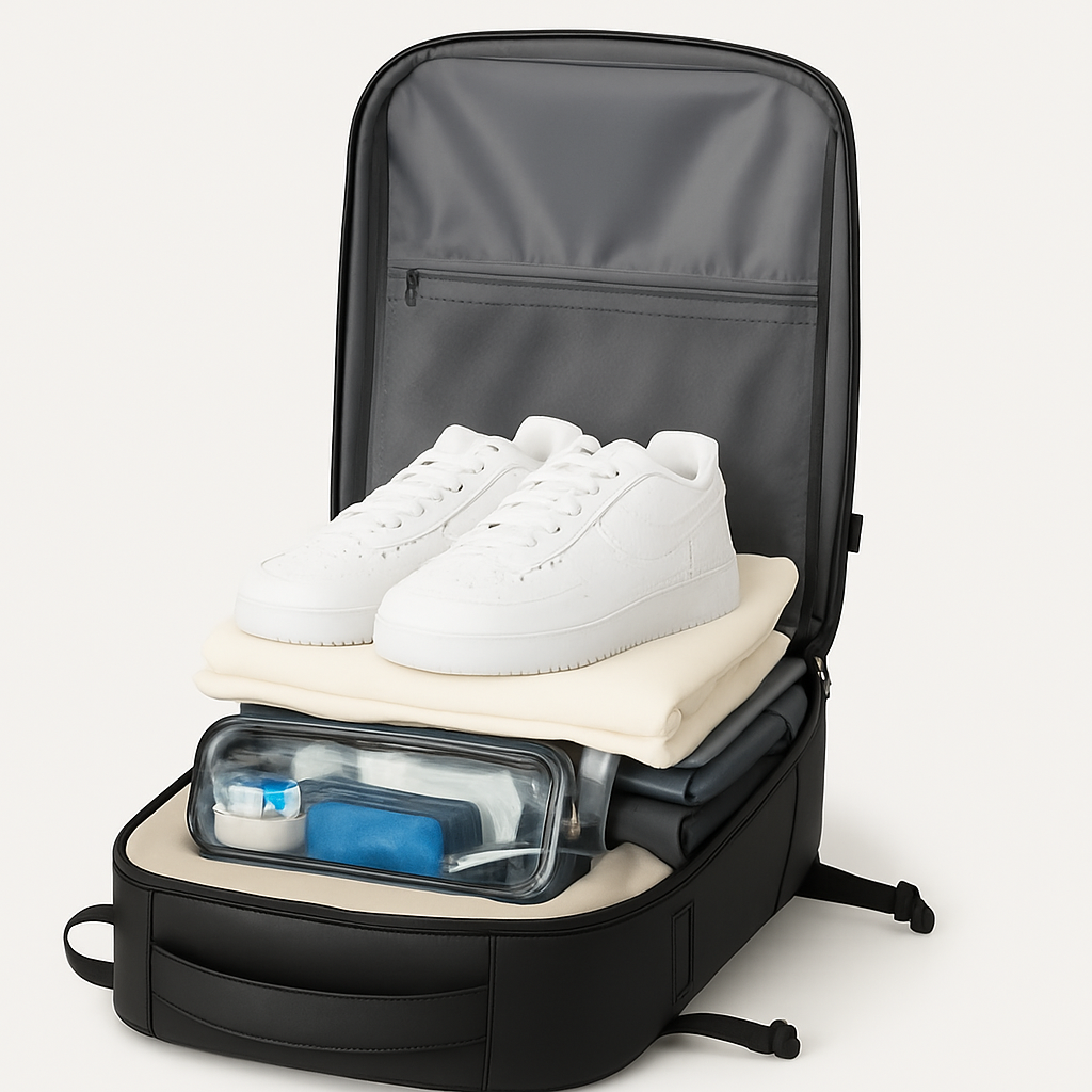 MOOVA Travel Rucksack – Erweiterbar mit Vakuum-Kompression