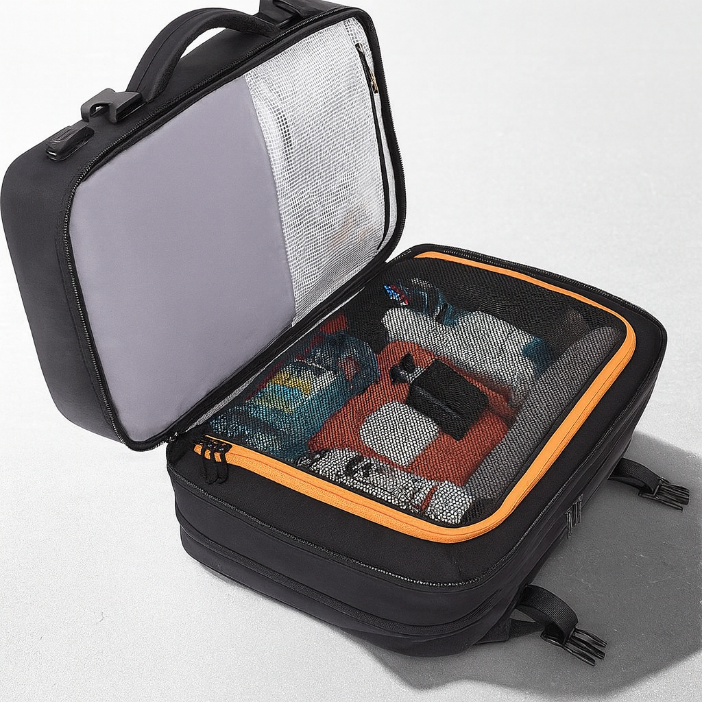 MOOVA Travel Rucksack – Mit integriertem Vakuum-System