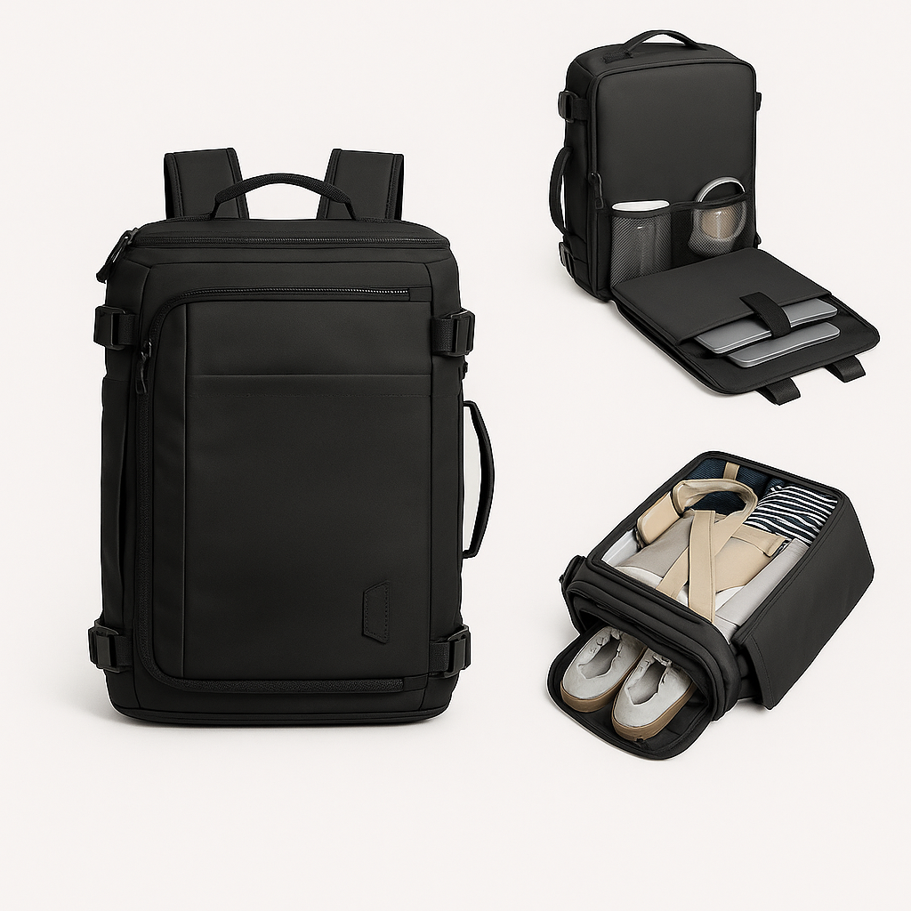 MOOVA Travel Rucksack – Erweiterbar & Smart fürs Handgepäck