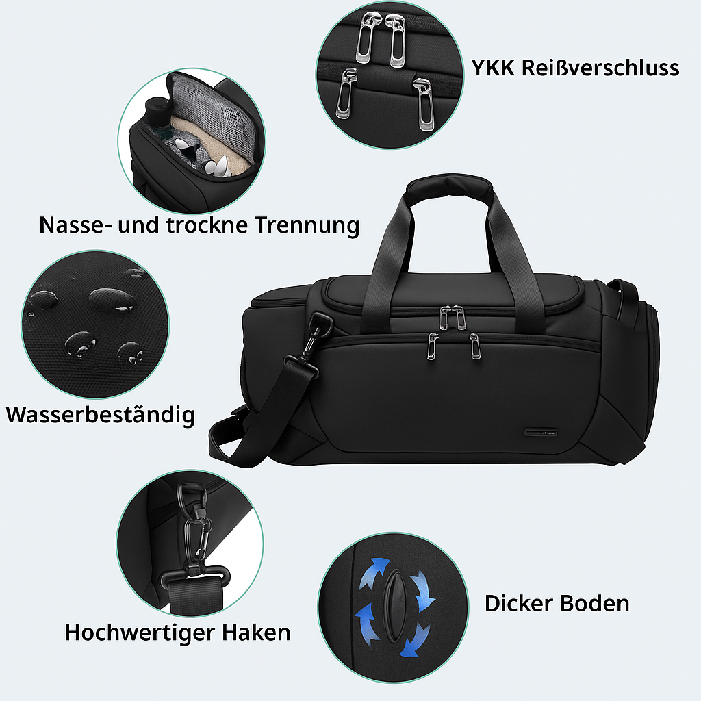 MOOVA Sporttasche – Stylisch & Praktisch fürs Reisen & Fitness