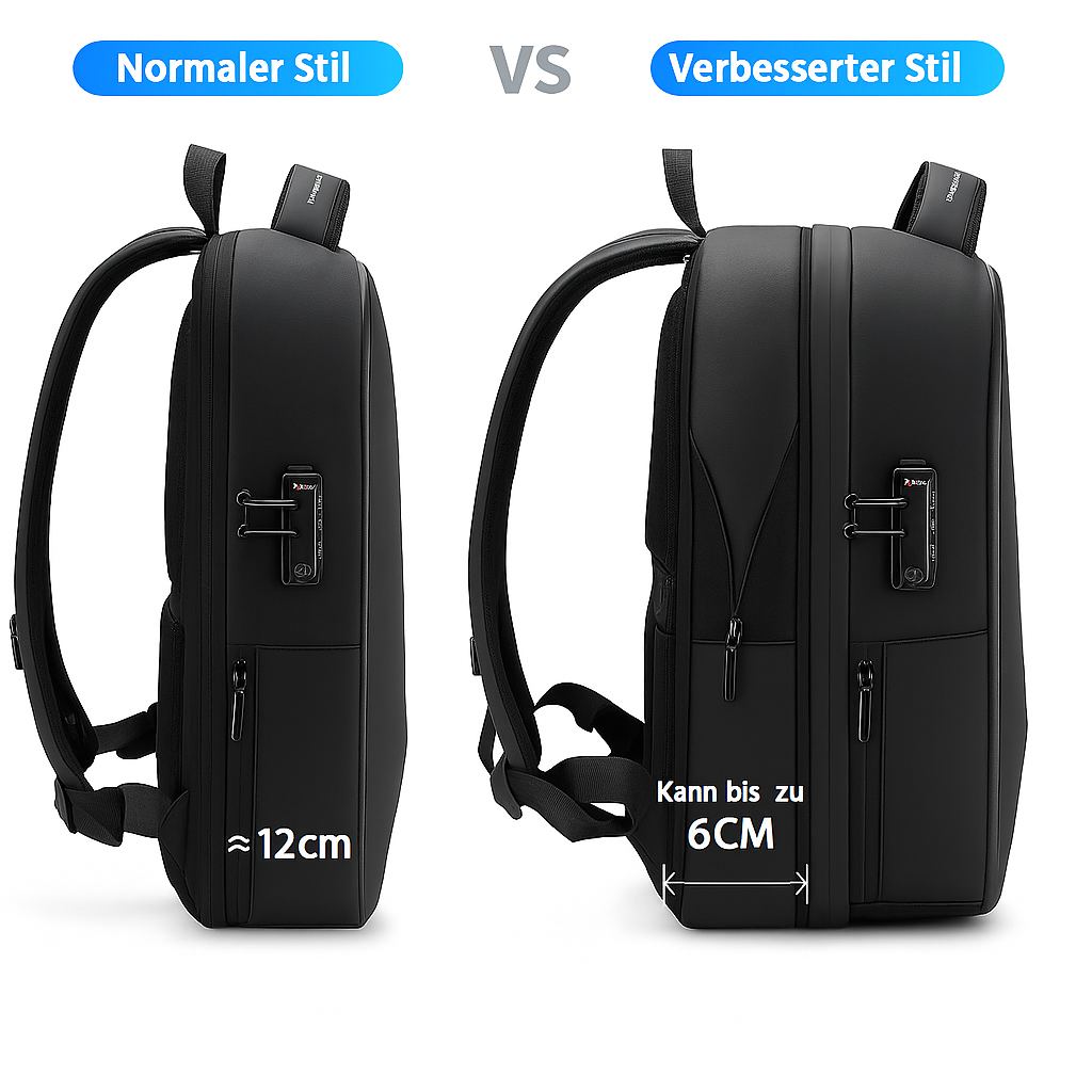 MOOVA Travel Rucksack – Perfekt fürs Kabinen-Handgepäck 44×30×17