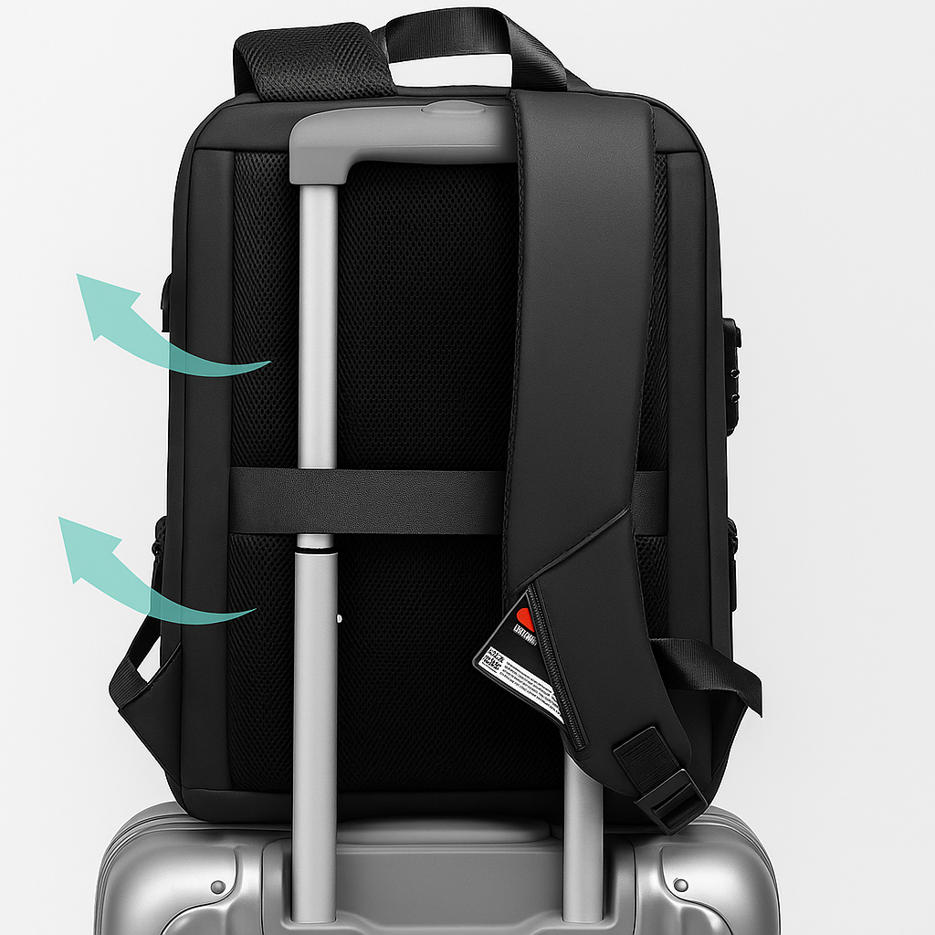 MOOVA Travel Rucksack – Perfekt fürs Kabinen-Handgepäck 44×30×17