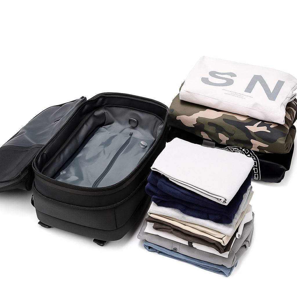 MOOVA Kompressions-Reisetasche – Kabinengepäck 49×32×15