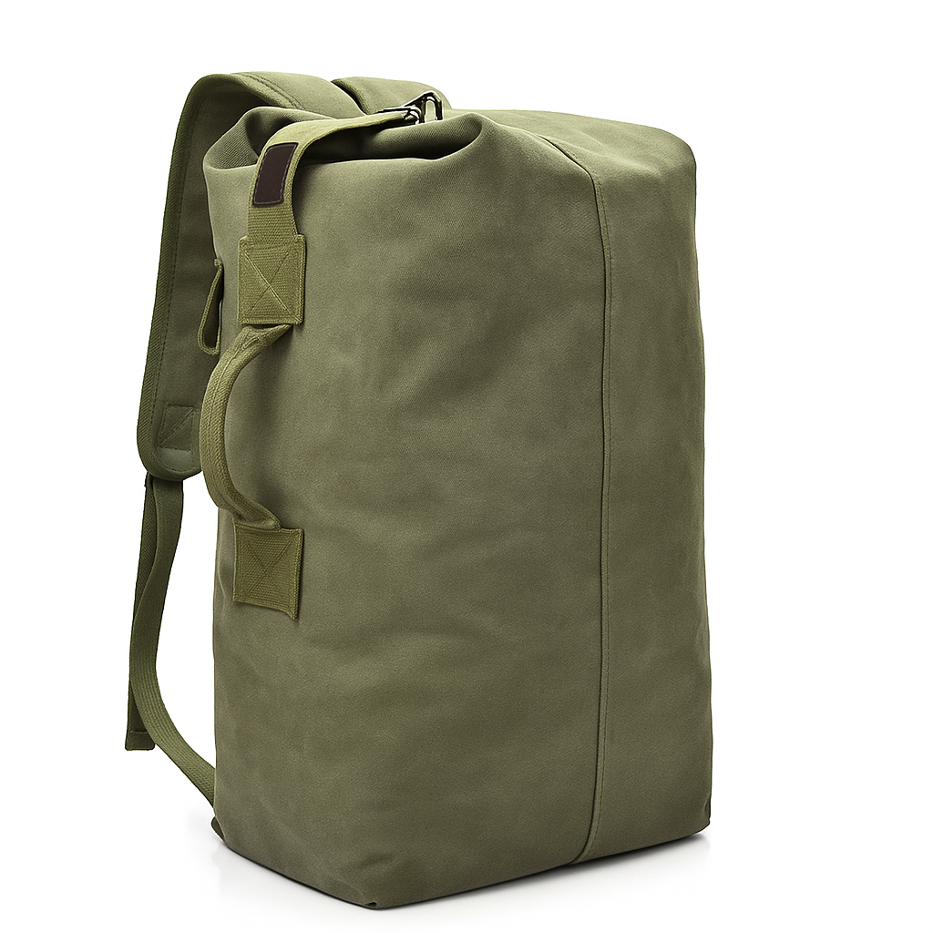 DIDA BEAR Herren-Reiserucksack – Vintage Canvas, 35L Stilvoll