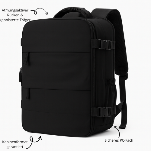 MOOVA Travel Rucksack – Perfekt fürs Ryanair Handgepäck