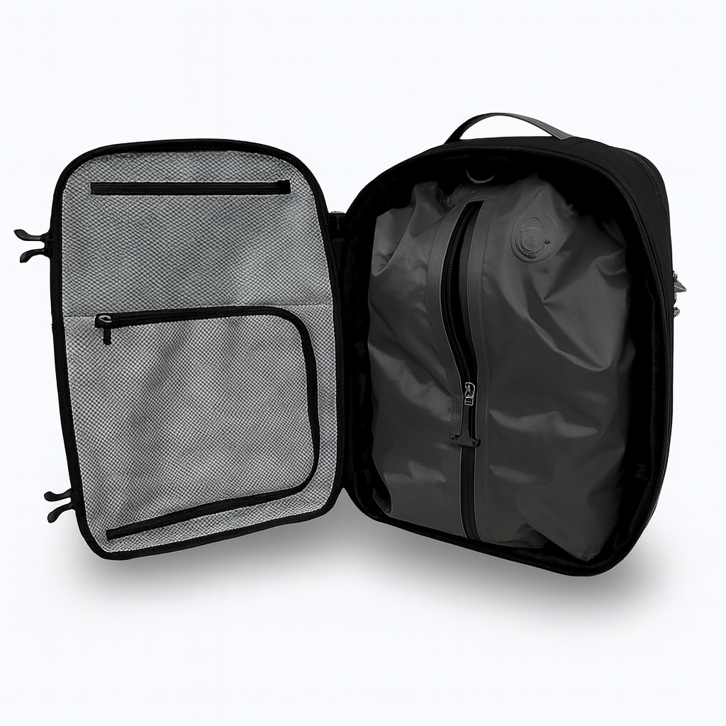 MOOVA Travel Rucksack – Erweiterbar mit Vakuum-Kompression