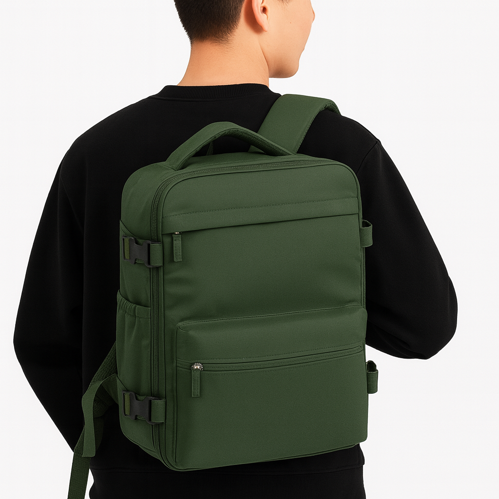 MOOVA Travel Rucksack – Mit integriertem Vakuum-System